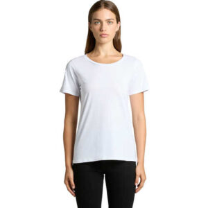 AS Colour Wo's Shallow Scoop Tee | 4011