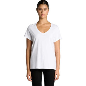AS Colour Wo's Maple V Neck Tee | 4023