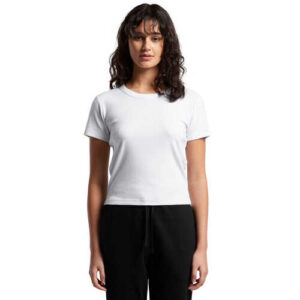 AS Colour Wo's Organic Rib Baby Tee | 4074