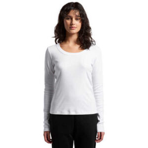 AS Colour Wo's Organic Rib L/S Tee | 4075